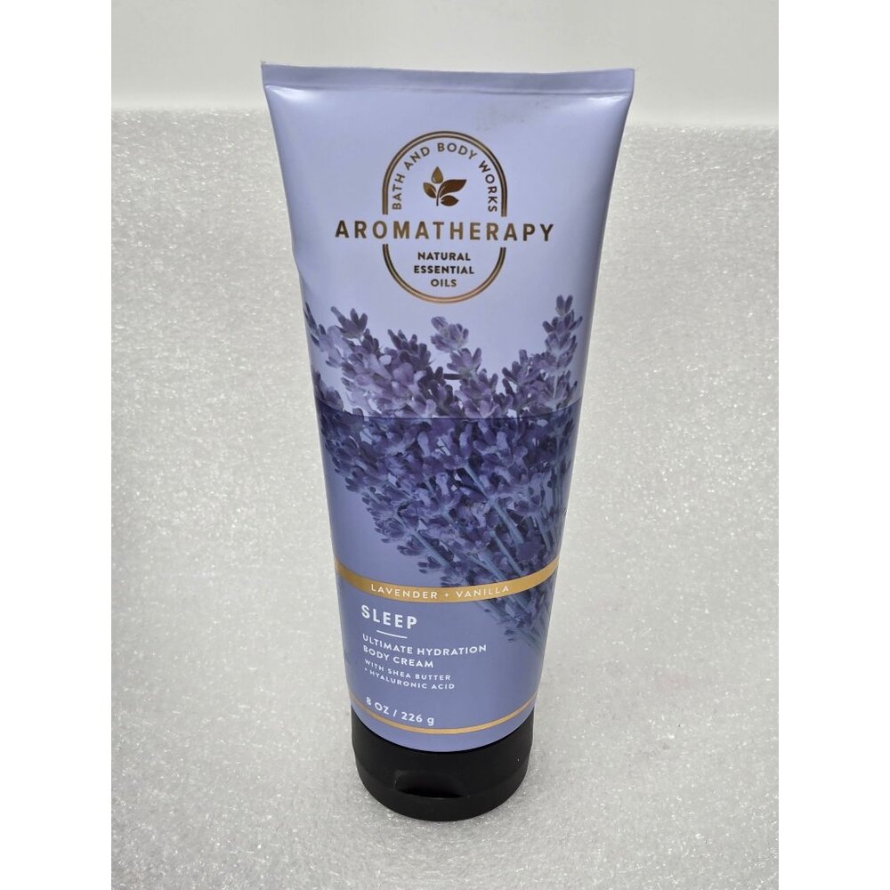 Bath & Body Works Aromatherapy Sleep Lavender Vanilla Body Cream 8 Oz Tube